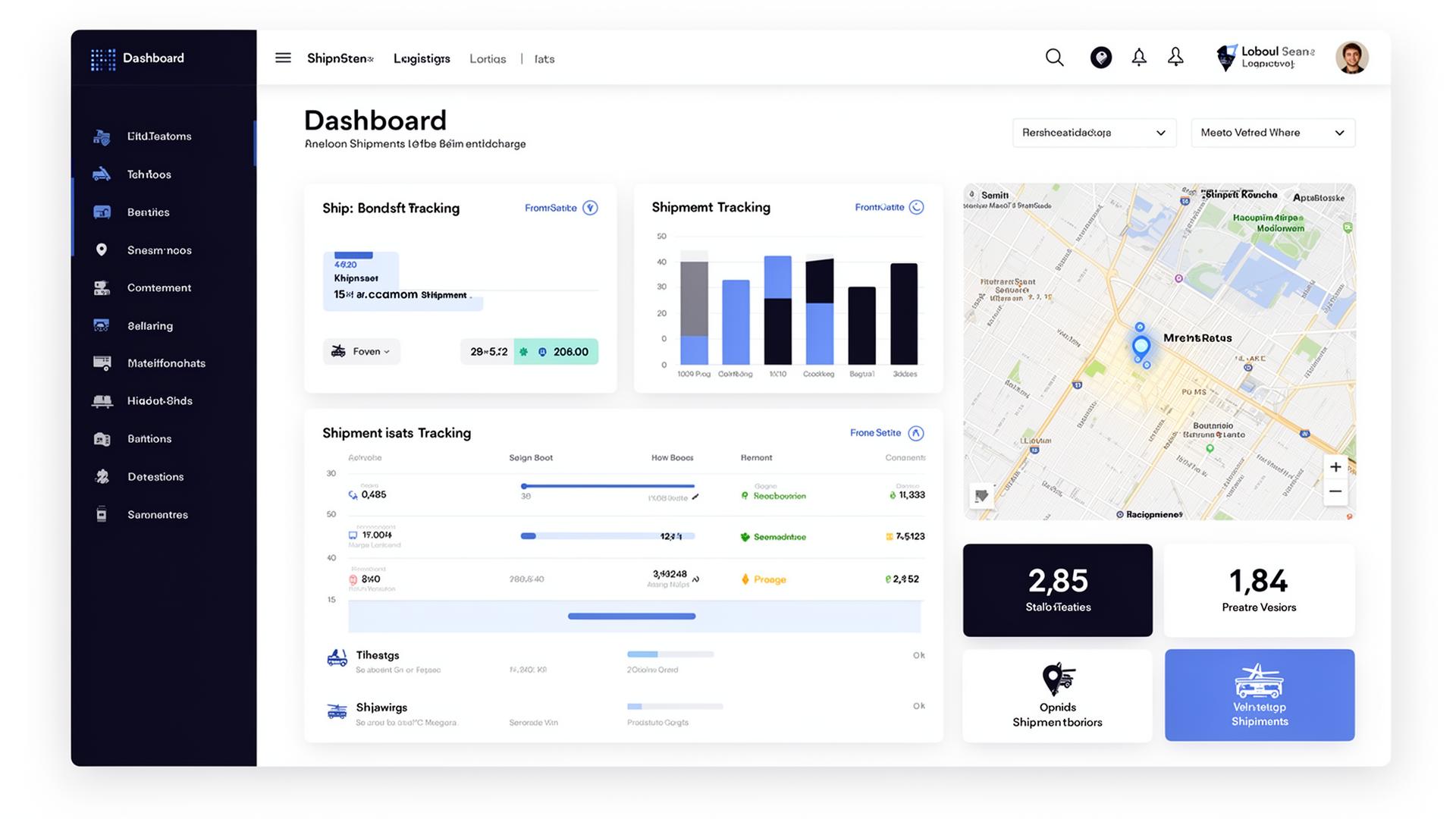 GipTrans AI dashboard